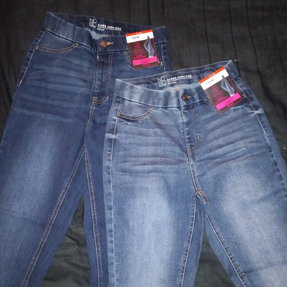 2 pair NWT Curvy High Waisted Jeggings - Picture 1 of 8
